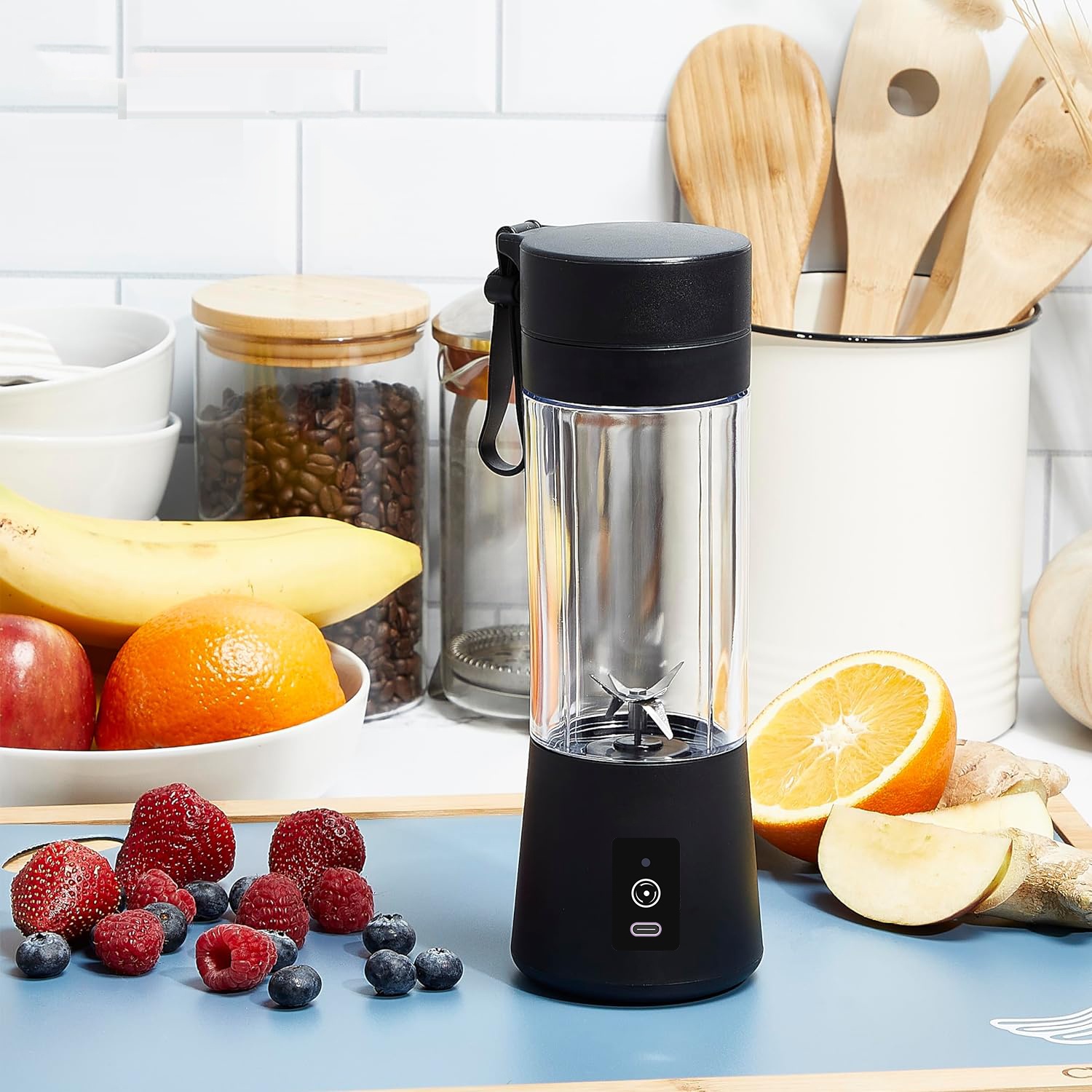 Small Appliances - Liquidificador Portátil Recarregável USB 380ml com