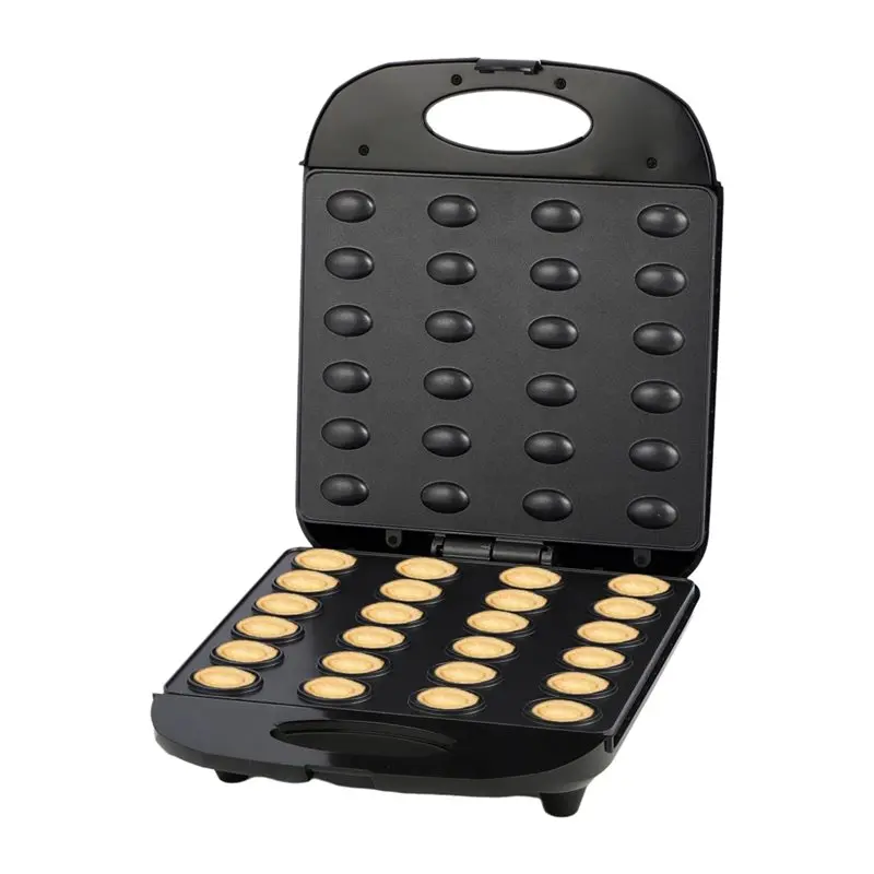 Mini Waffle Maker Machine - Máquina elétrica para fazer biscoitos de