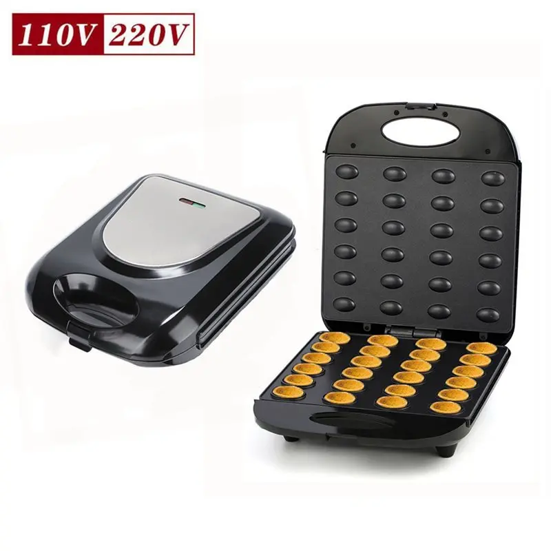 Máquina elétrica para fazer bi - Mini Waffle Maker Machine avaliação e preço